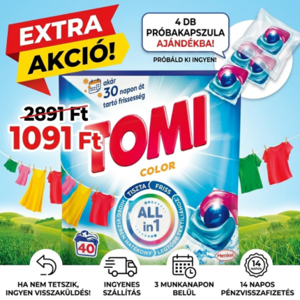 Tomi mosókapszula 40db Color
